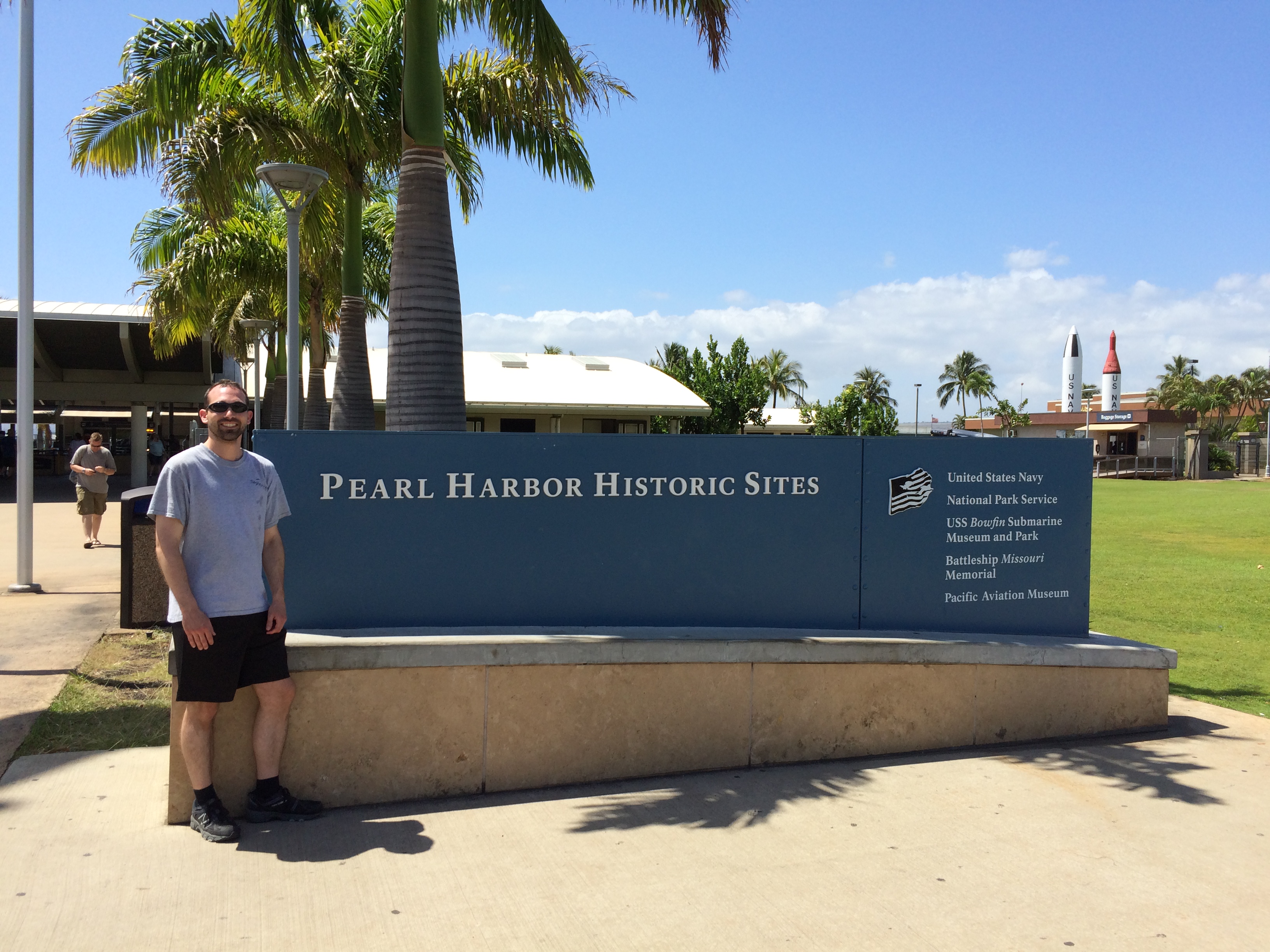 Matt at Pearl Harbor