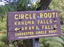 Circle Route Sign