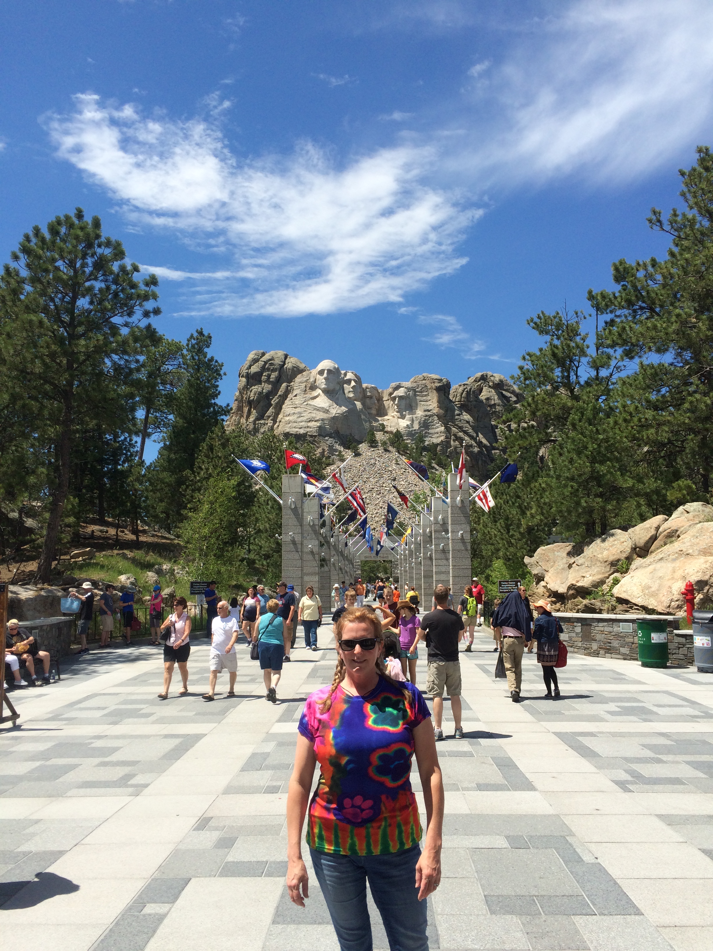 Sarah and Mount Rushmore