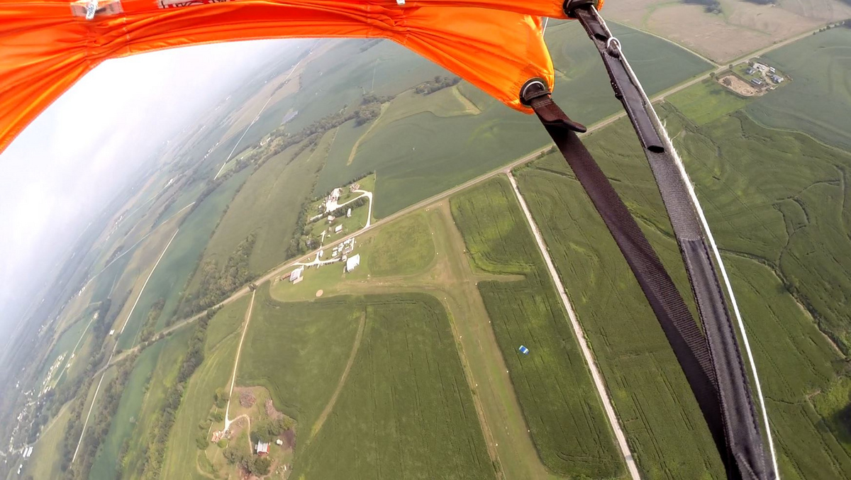 Nebraska landing area at Lincoln Sport Parachute Center