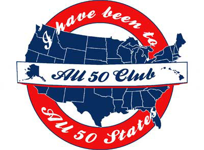All 50 States Club Logo